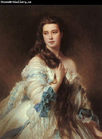 Franz Xaver Winterhalter Portrait of Madame Barbe de Rimsky-Korsakov